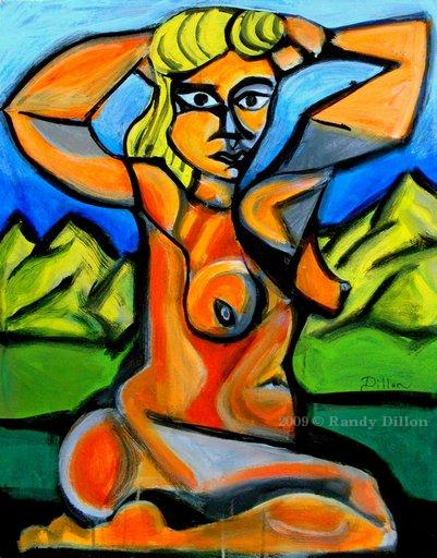 Woman Posing Acrylic_Canvas Woman Posing