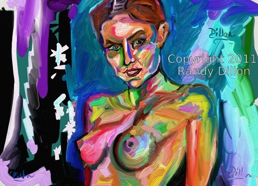 Fine Art Print - Attractive Woman in January with Fearless Expression I